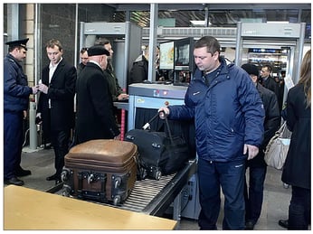 Досмотровые мероприятия на вокзале