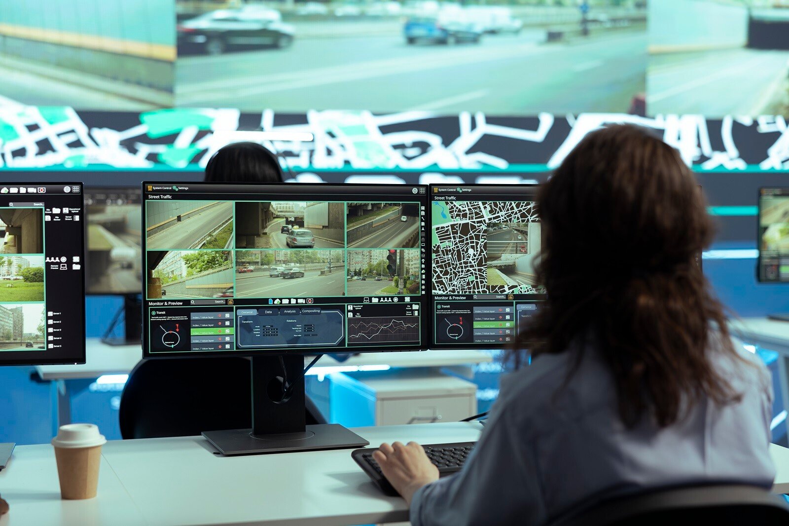 call-center-employee-providing-shipment-information-via-gps-satellite-navigation