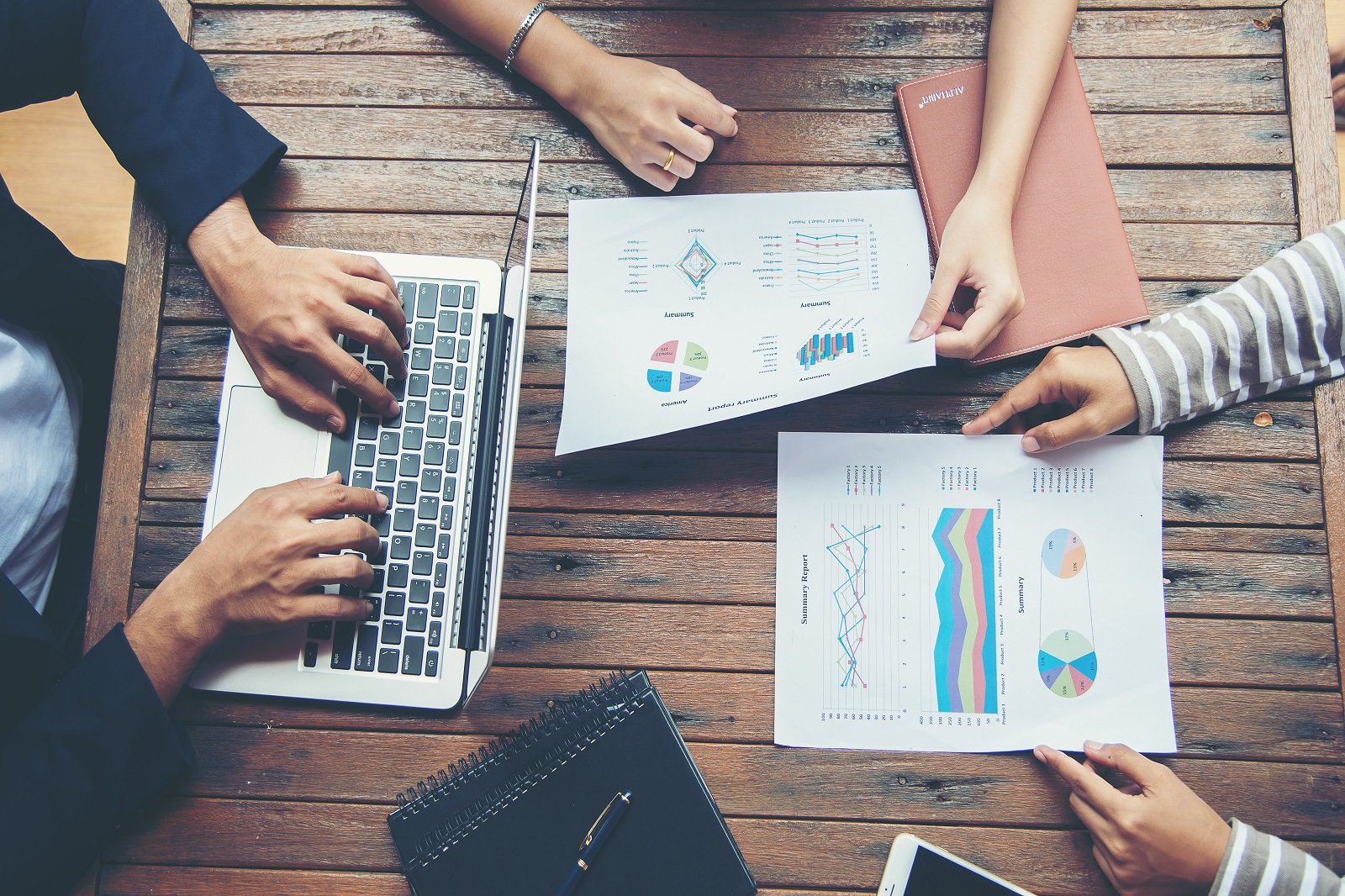 corporate-business-planning-with-business-chart-teamwork-concept