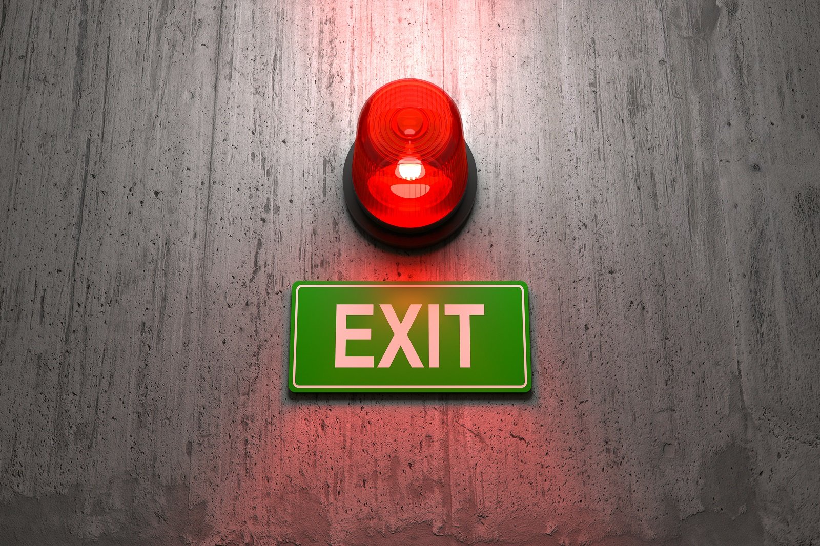 exit-sign-with-siren-light