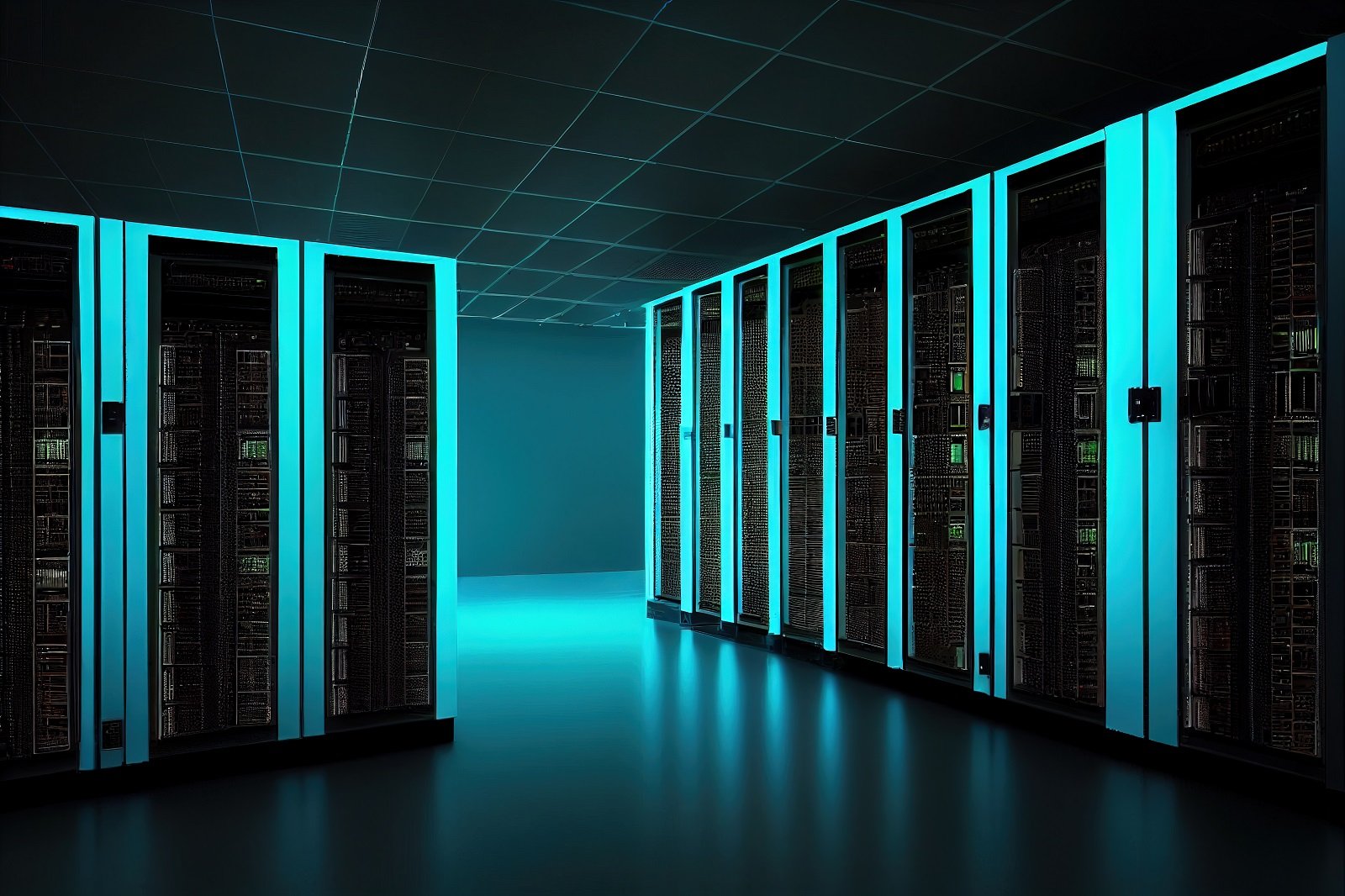 server-racks-in-computer-network-security-server-room-data-center-dark-blue-generative-ai