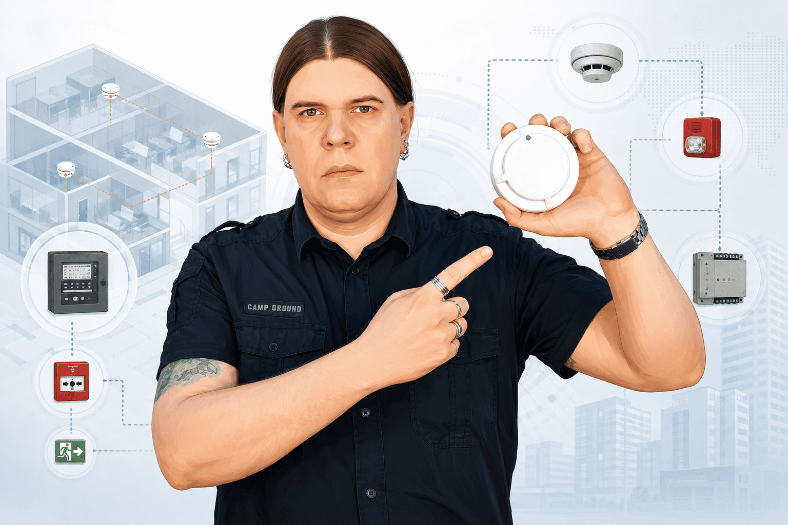 Распределенная архитектура снижает стоимость пожарной автоматики