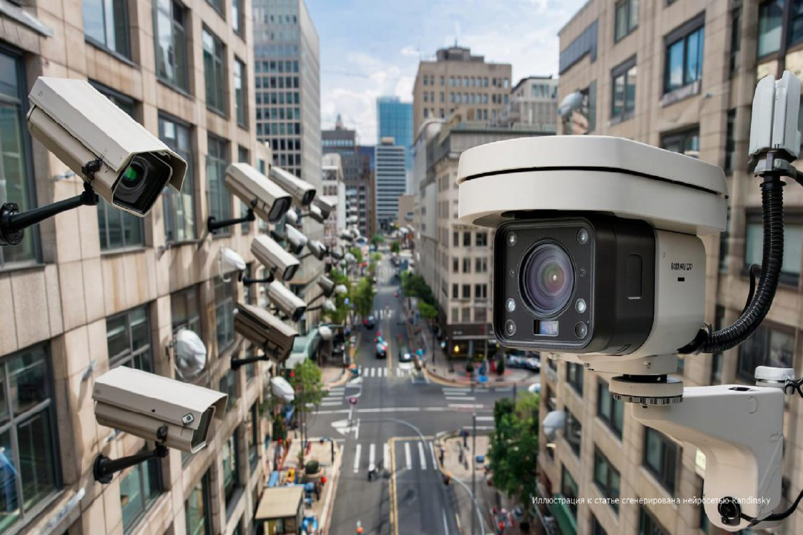 уличное видеонаблюдение