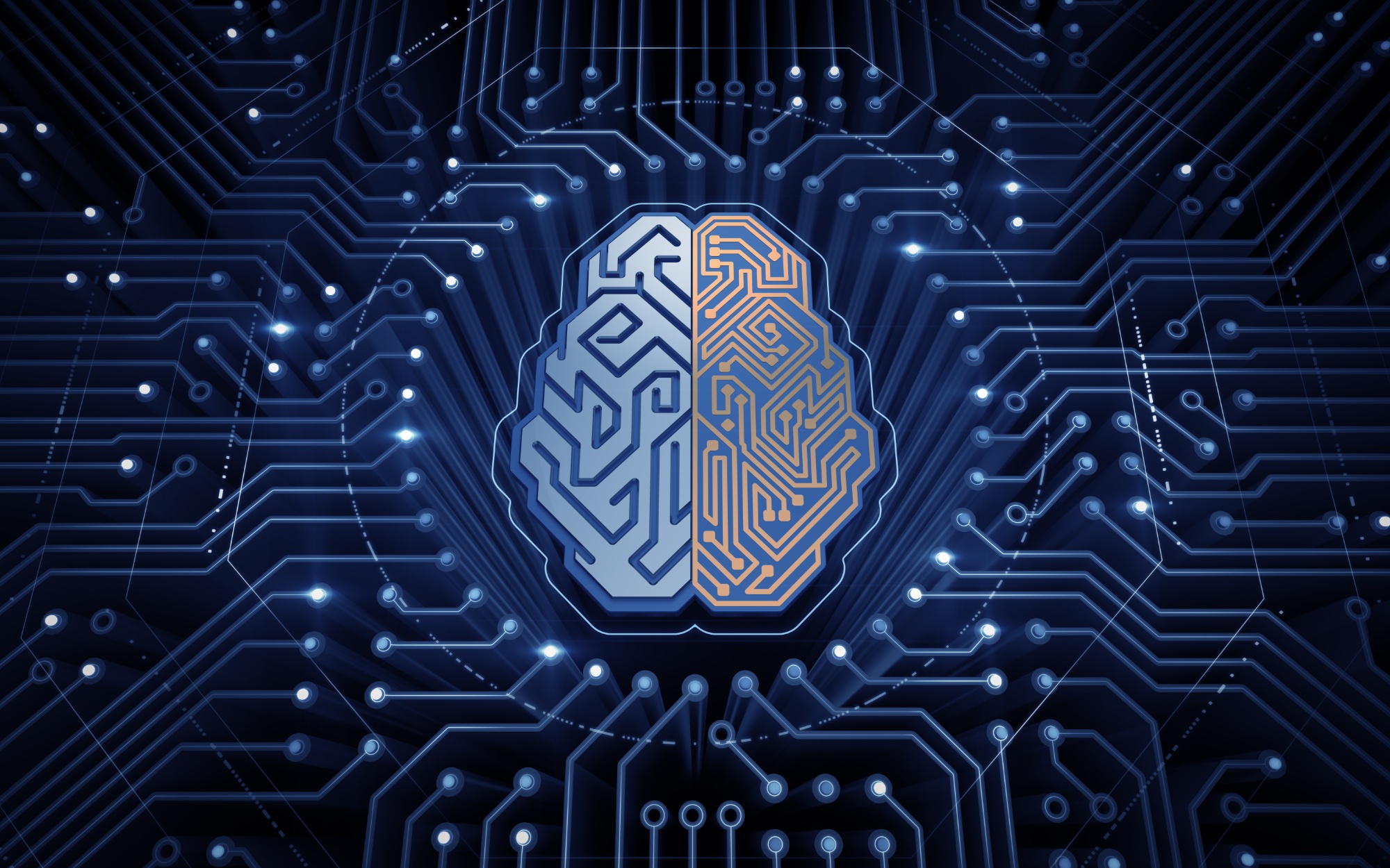 Brain coding. Искусственный интеллект. Технологичный фон. Кибер технологии. Технологии искусственного интеллекта.