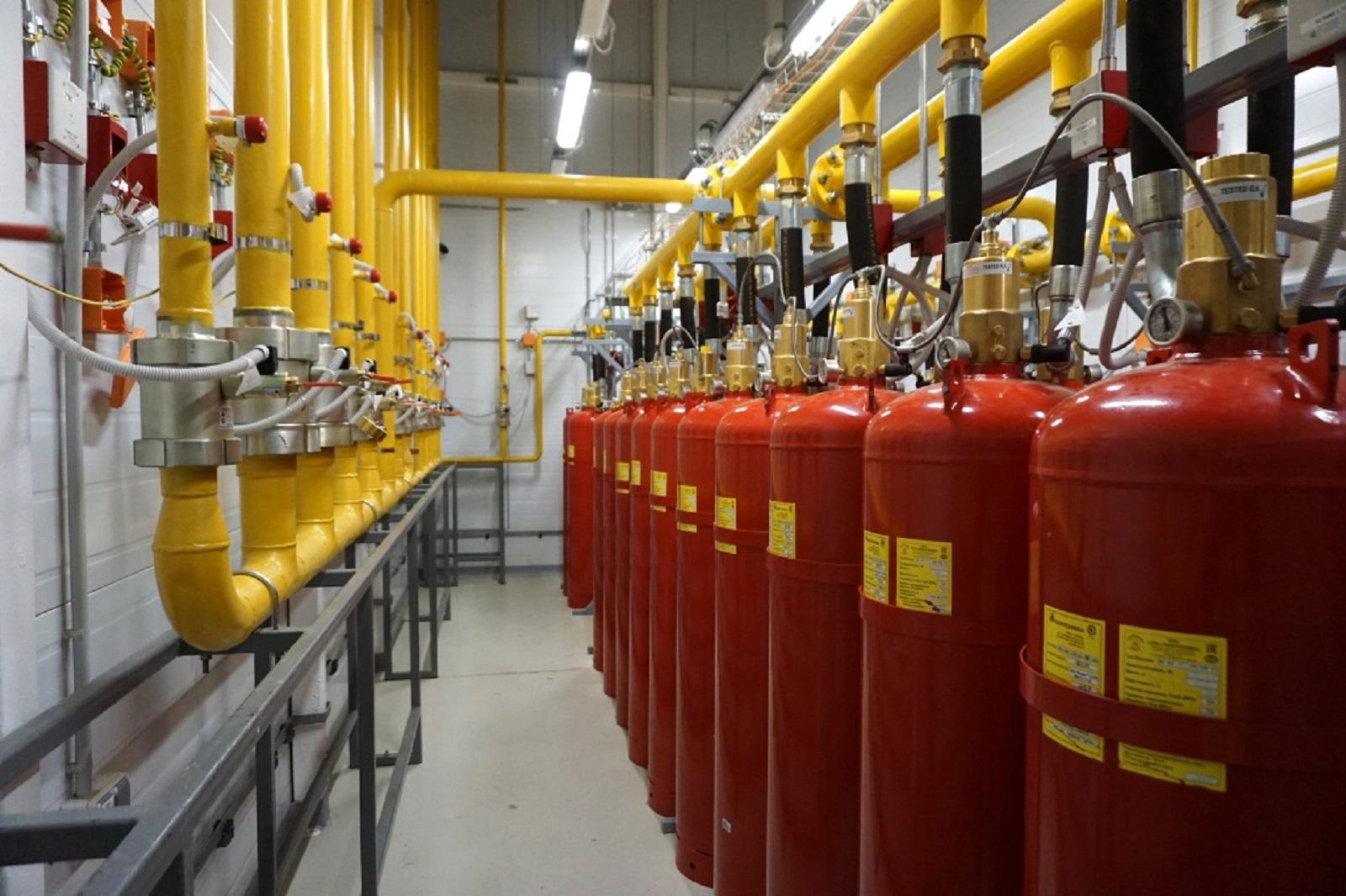 газовое пожаротушение