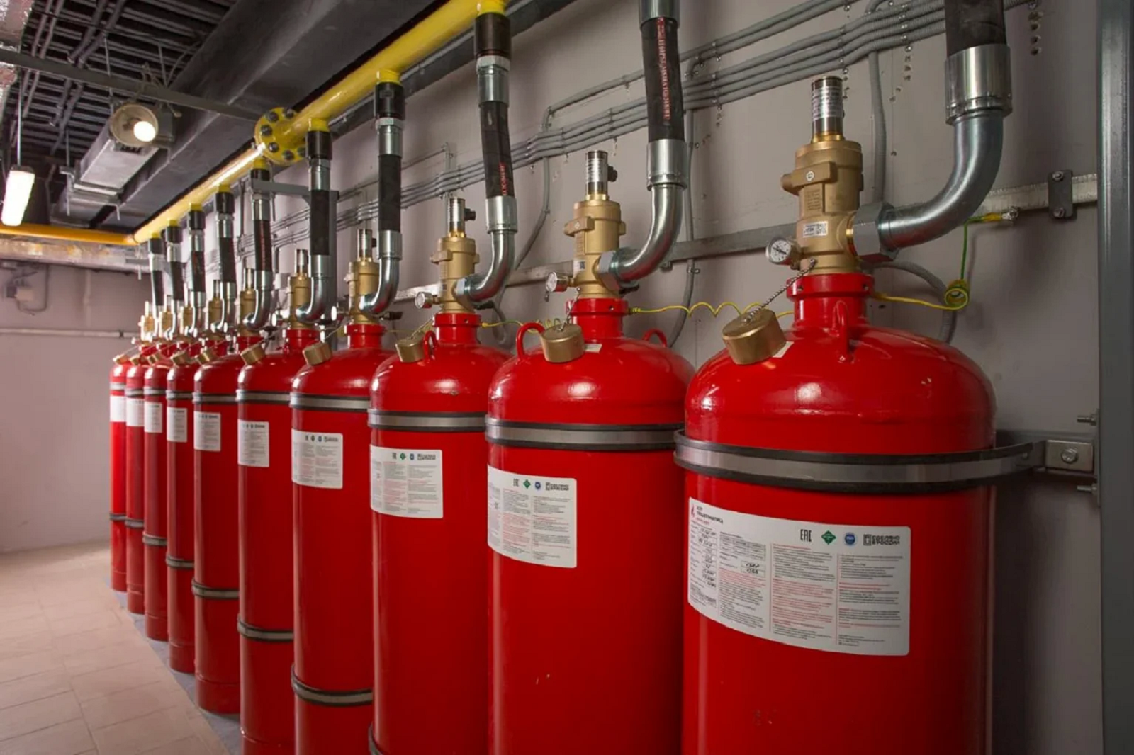 газовое пожаротушение