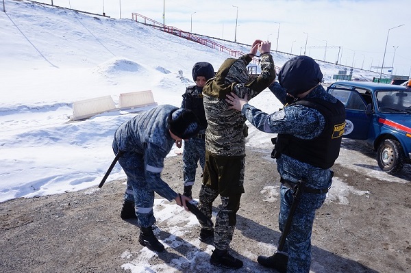 В Уральском филиале проверили готовность работников к попытке незаконного проникновения на территорию охраняемого объекта
