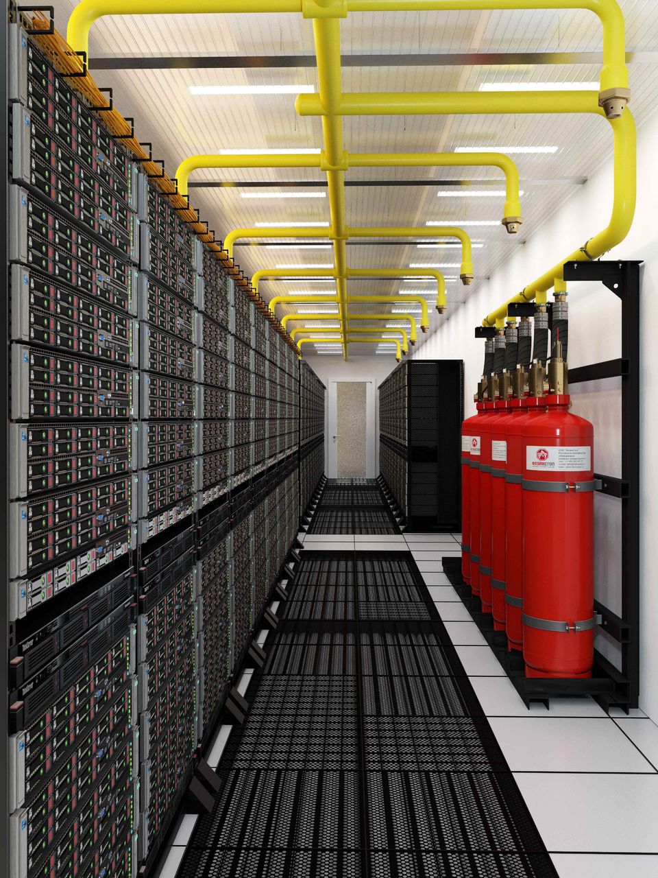 Проект газового пожаротушения серверной