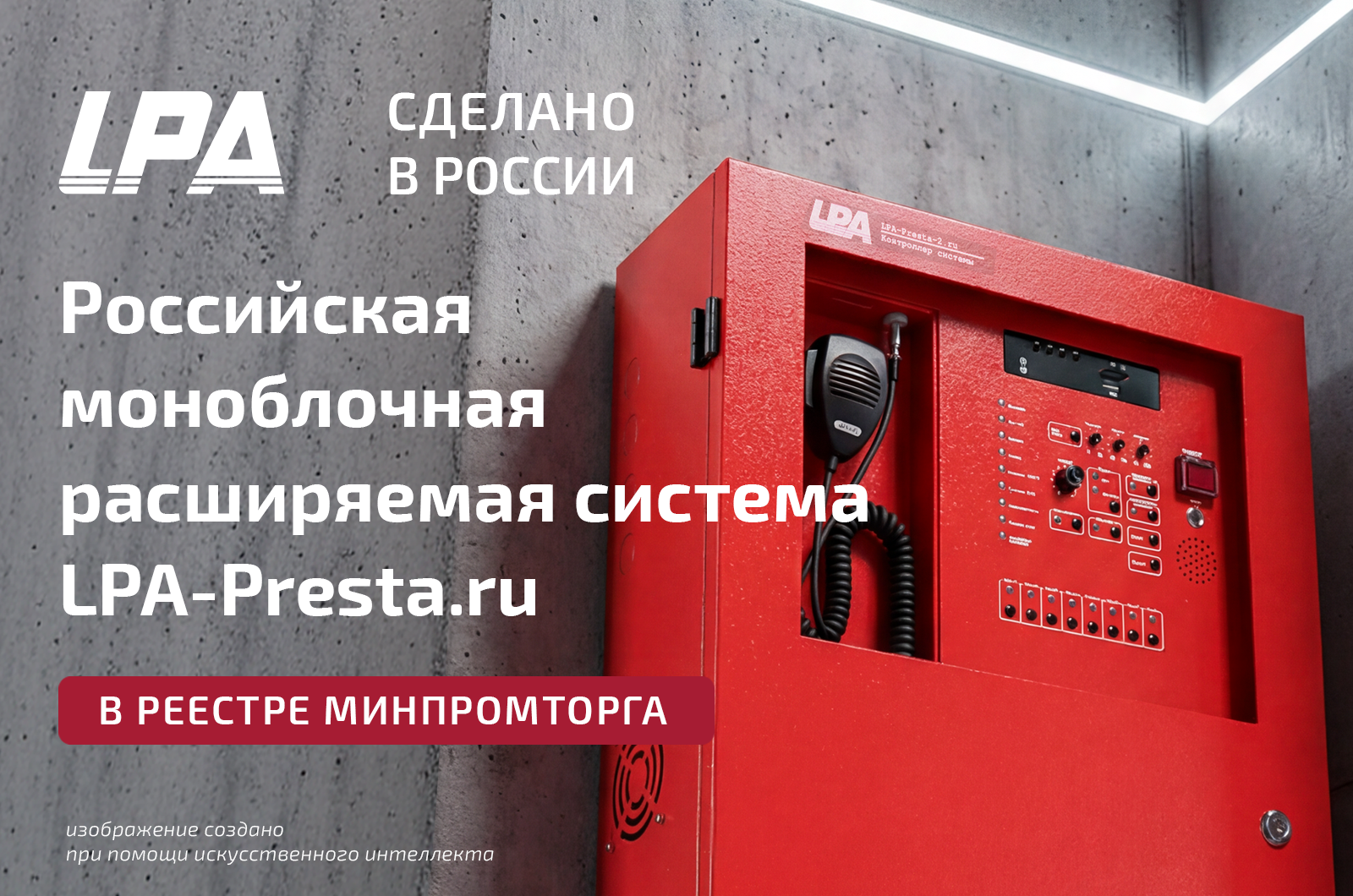 Оборудование линейки LPA-Presta.ru от LUIS+