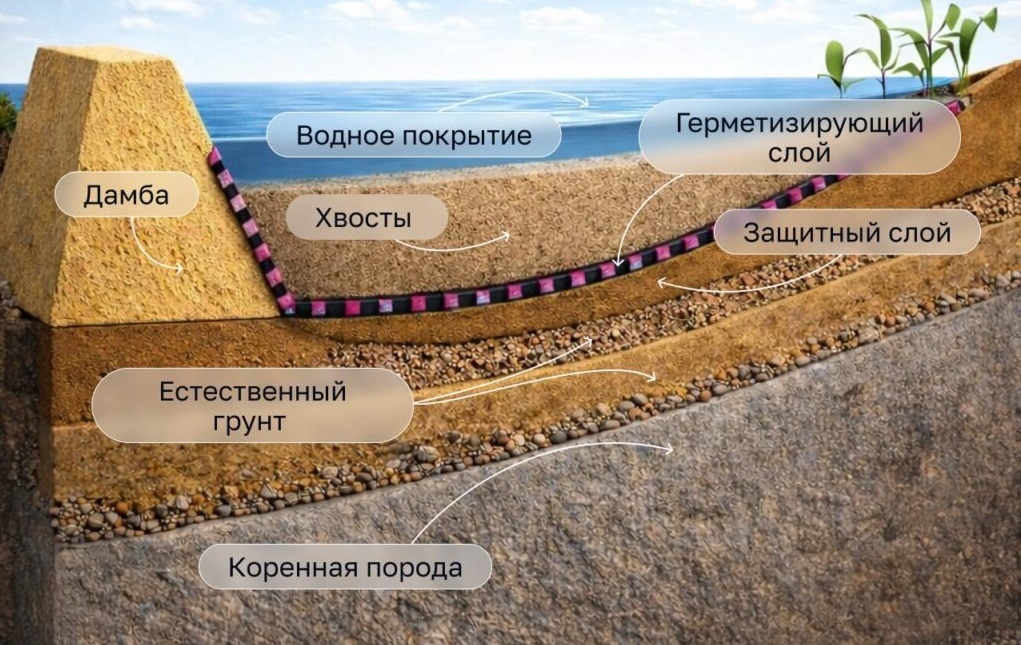 Норникель хвостохранилище