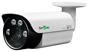 Доступная уличная цилиндрическая 4К камера Smartec STC-IPM8644A OPTi с ИК-подсветкой на 80 метров
