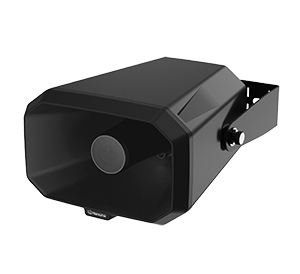 Новый уличный рупорный IP-громкоговоритель Wisenet SPA-H100B с питанием по РоЕ/РоЕ+