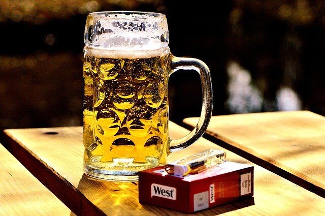 алкоголь и сигареты
