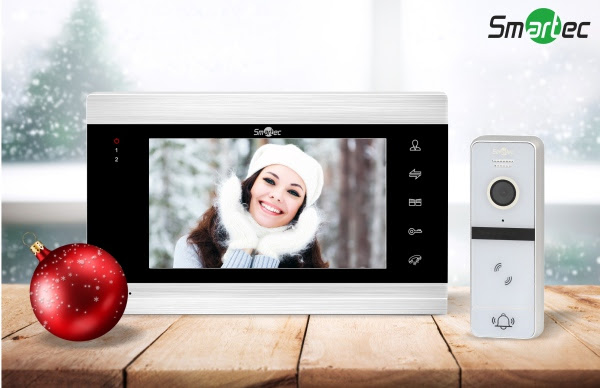 Предновогодняя новинка Smartec: видеодомофон с автономным контроллером и считывателем MIFARE